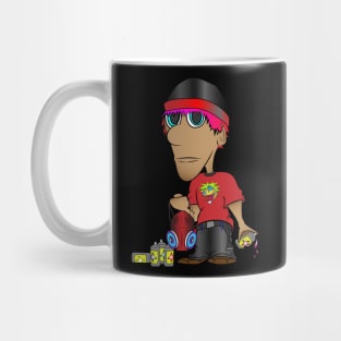 Tagger Graffiti Artist Cartoon Character Mug